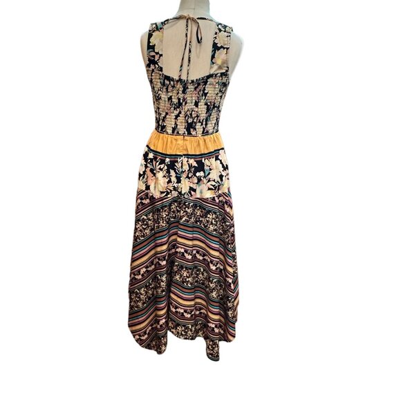 Du Paradis Midi Dress, Multi Color, Size XS - Picture 3 of 9